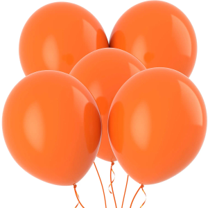 Orange Party Balloons 
 Party Latex Balloons for Birthday Halloween Holiday Balloon Garland as Party Decorations