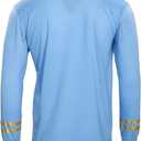 Star Trek Long Sleeve Halloween Costume T-Shirt Spock Captain Kirk Engineering Cosplay (Blue, XXXL)