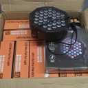 12 Packs 36 LED Stage Lights RGB LED Par Lights 7 Channels DJ Uplights for Events with Sound Activated Remote Control & DMX Uplighting for Events Party Club Wedding Christmas Holiday Disco