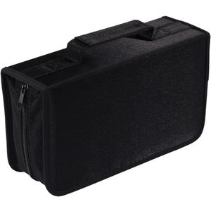 128 Capacity CD/DVD case Wallet, Storage,Holder,Booklet by RekukosBlack