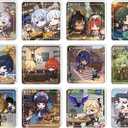 2 x Genshin Impact Heartfelt Wishes Series Acrylic Fridge Magnet - Raiden Shogun