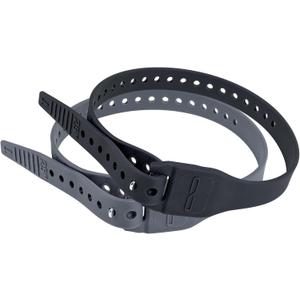 Giant Loop Pronghorn Straps, Multi-Purpose Cargo Straps with Virtually Unbreakable Fasteners, 3, Color Coded, 2-Piece Pack (32 Inches Set of 2 (Black))