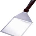 Extra Wide Spatula, Large Metal Spatula Heavy Duty Stainless Steel Spatulas Turner Flipper with Beveled Edges for Skillets, Grills, Pancake Flipper, Smash Burgers, 6 x 5-Inches Blade