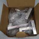 Towel Hooks for Bathrooms, Brushed Nickel Towel Hook for Kitchen Bathroom, SUS304 Stainless Steel Coat Hook, Square Heavy Duty Holder Robe Hooks for Hanging Towels, Coats, sponges, Wall Mount, 4 Pack