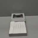 Set of 6 Luxury Wash Cloths for Your Face Viscose Bamboo & Turkish Cotton, White Wascloths