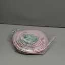 White Rubber Weather Stripping Door Seal Strip, D Shape Door Weather Seal Strip, Self-Adhesive Soundproofing Frame Insulation Tape for Doors Frame/Window Seal,Blocks Cold Drafts Noise