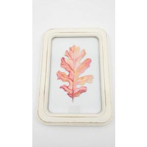 11.8 inch Clear Wall Sign Leaf Red
