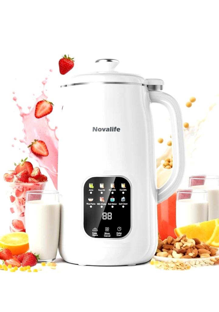 Nut Milk Maker 40oz Automatic Soy Blender HB-B1058K 8-in-1 Machine Tested READ