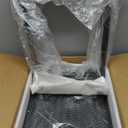 Double Rods Clothes Rack for Hanging Clothes, Heavy Duty Rolling Clothing Rack with Wheels, Freestanding Garment Racks with Oxford Bottom Shelf and Mesh Bottom Shelf for Bedroom Laundry Living Room (Yellow)