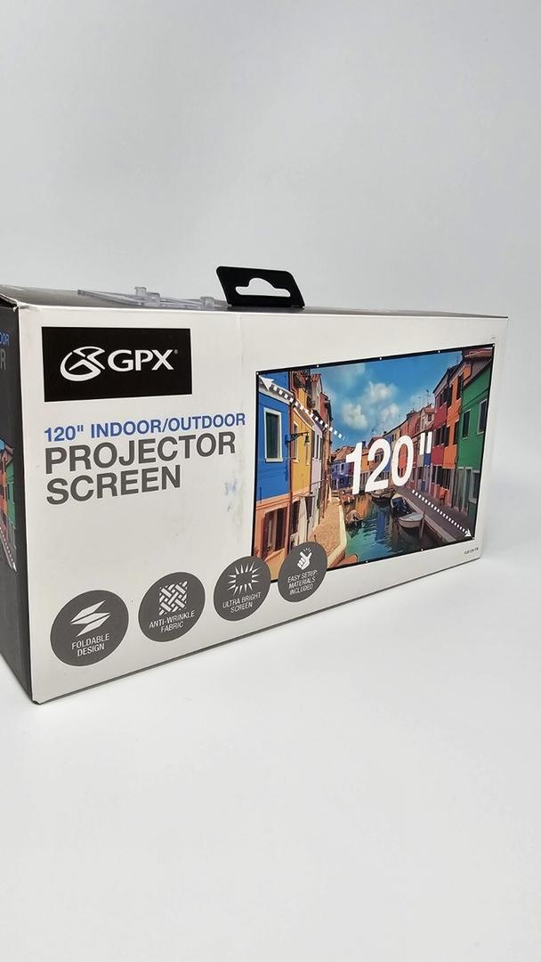 GPX 120" Indoor/Outdoor Projector Screen 120"