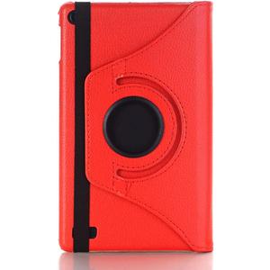 Tablet Cover for Amazon Kindle Fire HD7 7th 9th Generation SR043KL M8S26G(2017 2019 Release),Ultra Slim Folio Stand Leather Case for Amazon Kindle Fire 7 Gen 7th 9th 7" (Ro-Red)