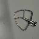 K45B Stainless Steel Flat Beater for Kitchenaid Tilt Head Stand Mixer, Polished Paddle Attachment for KitchenAid Mixer Attachments, Fits 4.5-5 Quart Models, Dishwasher Safe