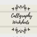 Calligraphy Set For Beginners: 120 sheet of calligraphy practice paper hand lettering workbook , 8.5 x 11 inches