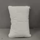 Nuzzle Cooling Adjustable Pillow for Side Sleepers, Luxury Standard Size Bed Pillow Hotel Collection - Best Adjust Height Soft Firm Pillow for Back, Stomach or Side Sleepers - Home Gifts (White)