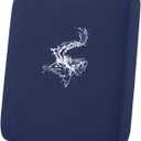 hyha Waterproof Couch Cushion Covers for Pets, Non Slip Sofa Seat Cover for Dogs Washable, Soft Thick Stretch Jacquard Fabric, Sofa Slipcovers with Elastic Bottom (1 Piece for Backrest M, Navy)