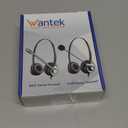 Cell Phone Headset with Microphone Noise Cancelling & Call Controls, 3.5mm Computer Headphones for Samsung PC Business Skype Softphone Call Center Office, Clear Chat, Ultra Comfort