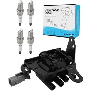 Amazon.com: TAUTOY 1 PC UF593 Ignition Coil Pack & 4 PCS Iridium Spark Plugs For Kia Soul 2.0L L4 2010-2011,For Hyundai Elantra 2.0L 2007-2012,Replace # ZFR5FGP 27301-23900 7098 : Automotive