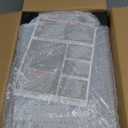 Thicken & Sturdy Clear Shoe Storage Organizer with Magnetic Door, Stackable Boxes for Closet, Foldable Space-Saving Shoe Rack for Sneaker Boot Container, Plastic Shoe Cabinet Shoe Box 6 Pack, White