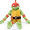 Jay Franco Nickelodeon Teenage Mutant Ninja Turtles Raphael Plush Pillow Buddy - Super Soft Stuffed Character Pillow - Polyester Microfiber, 26 Inches
