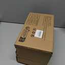 2 Pack Stackable Storage Kitchen Laundry Pantry Organizers,Trash Bag Holder Wall Mount,Garbage Bag Dispenser with Bamboo Top,White Large and Small