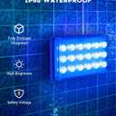 Vangue Solar Pool Lights, Solar Powered LED with IP68 Waterproof, 16 Colors, 7 Brightness Levels, and Timer for Swimming, Inground and Above Ground (Solar Pool Lights 2 Pcs)