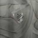 Women's Square Neck Long Sleeve Ribbed Slim Fitted Casual Basic Crop Top Small