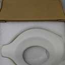 Ceramic Vase Set - 2 Flower Donut Modern Vases for Home Dcor, Creative White Vases Minimalism Style Decor Vase Table Vase for Living Room Entryway Bookshelf Mantel Centerpieces Shelf