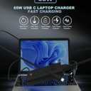 60W 65W USB-C AC Adapter fits for Dell Laptop Charger USB C, for Dell Pro 13 14 16 Plus/Inspiron 14 16/ Latitude 5420 5520 5540 7420 5550 5450/ XPS 13/ Chromebook Computer Type C Power Cord