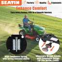 SEATIN Universal Seat Suspension Kit Low Profile Suspension for Zero Turn Lawn Mower Tractor Forklift, Compatible with Most Aftermarket Seats (Suspension)