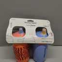 Tommee Tippee Active Spout Toddler Cups, 9 oz, Insulated Sippy Cups For Toddlers 1-3, Silicone Spout, Leak-Proof Valve and Handle, Orange and Blue, Pack of 2