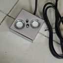 Ultrasonic Mist Maker, Halloween Mist Maker 2 Atomizer Heads Provide Greater Mist Volume for Water Fountain Pond Halloween Party and Rockery Fish Tank Vase Birdbath Deco