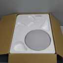 ZMISHIBO 52 Inch Ceiling Fan with Light, App&Remote Control, Flush Mount Low Profile, Dimmable 20W LED Light, Quiet Reversible Motor for Bedroom, Living Room, Apartment, Brown