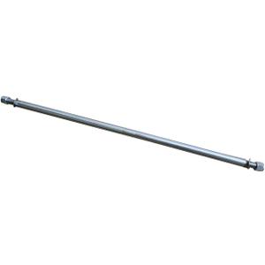 Axle 1" Diameter 40" Steel Axle Rod With 1" to 3/4" Step-Down & 3/4-16 Fine Thread 1/4" Keyway For ATV Go-Karts Quads Dune Buggies