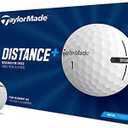 TaylorMade Distance+ Yellow Golf Balls (White)