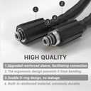 1/4" Pressure Washer Hose 50FT,Flexible 3600PSI Power Washer Hose with M22-14&15mm Universal connectorNo Kinking Household High Pressure Washer Hoses Easy StorageWithout Accessories