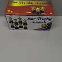 Bedwina Star Trophy Award - (Pack of 12) Bulk - 4.5 Inch Gold Trophies for Kids Awards, Choice Prizes for Adults, Winner Competitions, Sports Events, Party Decorations, Teachers and Party Favors