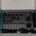 Professional Audio Mixer, SINWE Live Sound Card and Audio Interface with DJ Mixer Effects and Voice Changer,Podcast Production Studio Equipment, Prefect for Streaming/Podcasting/Gaming