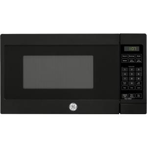 GE Countertop Microwave Oven, Compact 0.7 Cubic Ft., 700-watt Capacity, 6 Auto Cooking Settings, Child-Lock Technology, Kitchen Essentials for the Countertop, Dorm Room or Apartment, Black