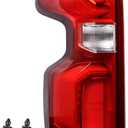 LED Tail Light Type Compatible With 2019-2023 Chevy Silverado 1500 Left Driver Side Replace Part Number:84678149
