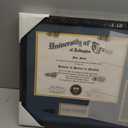 GraduationMall Class of 2026 Graduation Shadow Box Frame for 8.5x11 Diploma & 4x6 Photo with Graduation Cap & Tassel Holder Wood Display Case