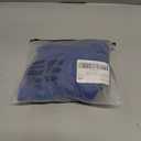 WDIRARA Women's Textured Deep V Neck One Piece Swimsuit Criss Cross Tie Backless Swimwear Blue M