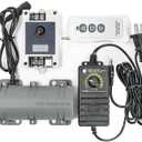 3800RPM Electric Vibration Motor with Speed Regulator + Remote Control, DC 12V Vibrating Motor 10W for Electric Massage Chair Bed Industry Sieve Shaker More