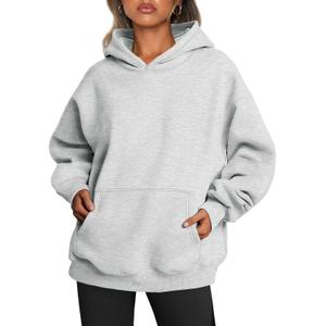 Trendy Queen Womens Oversized Hoodies Fleece Sweatshirts Fall Fashion Pullover Sweaters Winter Clothes, L
