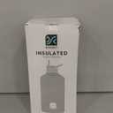 1 Gallon Water Bottle Insulated | Thickened Stainless Steel Vacuum Metal Water Jug | Portable Sports Large for Gym and Hiking with Straw, Carrier Bag, Handle Strap | BPA-Free 128 oz (Advanced Black)