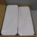 Cable Organizer Box with 7 Wire Ties, 2 Pack Desktop Cord Management Storage Case with Lid, 7 Compartments for Chargers Cables for Office Home Desk Accessories Cords (White)