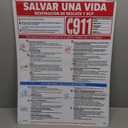 Poolmaster Sign for Residential or Commercial Swimming Pools, Spanish Language Saving a Life