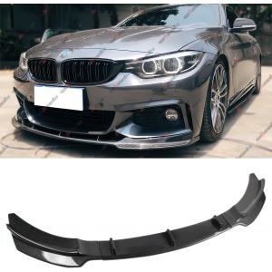 Front Lip Compatible with 2014-2020 BMW 4-Series F32 F33 F36 (Fit Sport/M-Sport Model Only), Performance Bumper Air Dam Lower Chin Splitter Protection Body Kit (Carbon Fiber Pattern)