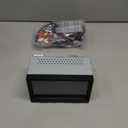 Double Din Car Stereo Radio Wireless CarPlay Wireless Android Auto, 7in Touchscreen Car Audio Receiver with Bluetooth, Rearview Camera,AM/FM, GPS Navigation, Mirror Link, Subwoofer,USB/AUX/SWC (Linux Operating System)