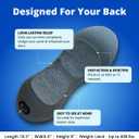 SmoothSpine Triple Fusion Back Massager - The Official Smooth Spine Massager with Heat - Design to Support Lower Back Comfort, Relaxation Device for Home Use (Triple Fusion Back Massager)