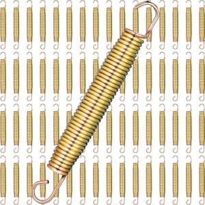 Tudomro Trampoline Springs Replacement - Heavy Duty Stainless Steel Weather Resistant Metal Trampoline Pulling Tool Accessories (5.5", Gold)